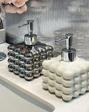 Dispensador de Sabão de Cerâmica para Banheiro e Lavabo