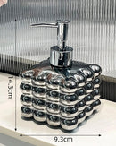 Dispensador de Sabão de Cerâmica para Banheiro e Lavabo